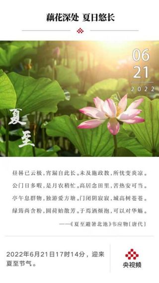 夏至是什么意思 夏至节气的含义是什么