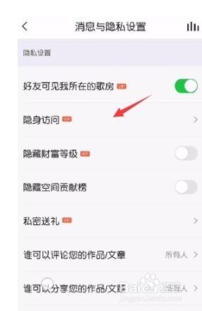 vv音乐不让好友看见我在歌房-vv音乐不让好友看见我在歌房设置方法