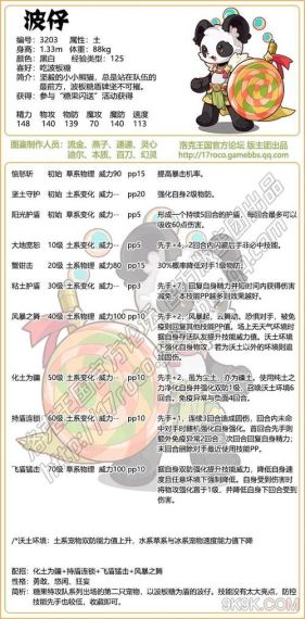 《洛克王国》波仔技能配招及性格推荐