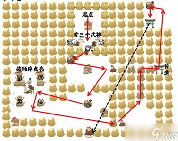 《阴阳师》收集福运第1关通关攻略