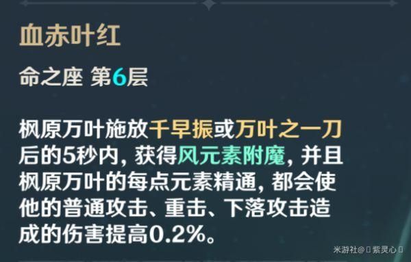 原神万叶几命最好 原神万叶命座性价比分析