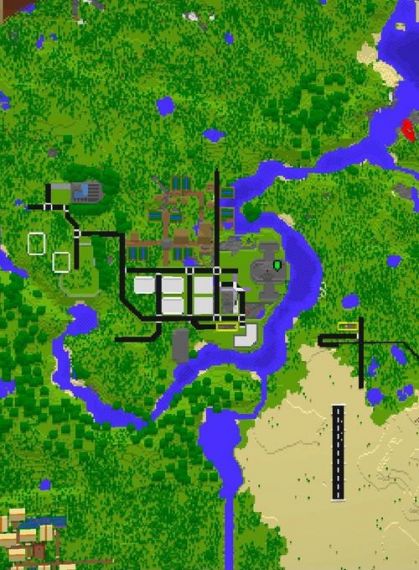 我的世界小型地图怎么设点