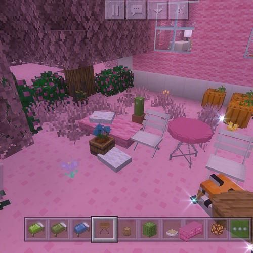 我的世界怎么做粉色的床