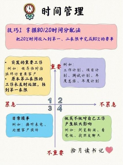 如何在工作中合理规划时间？