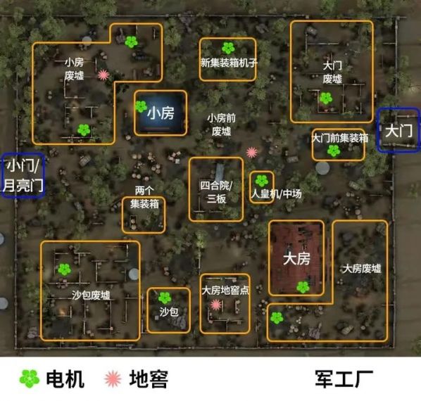 第五人格圣心医院电机分布地图