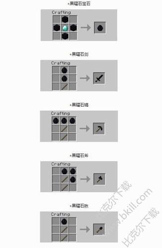 我的世界匠魂怎么做黑曜石