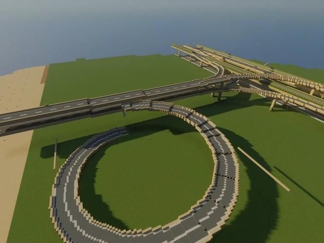 我的世界立交桥怎么建