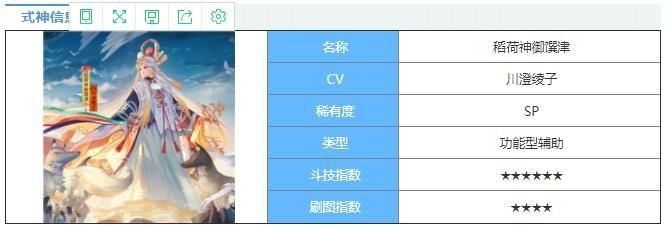 阴阳师御馔津怎么培养？