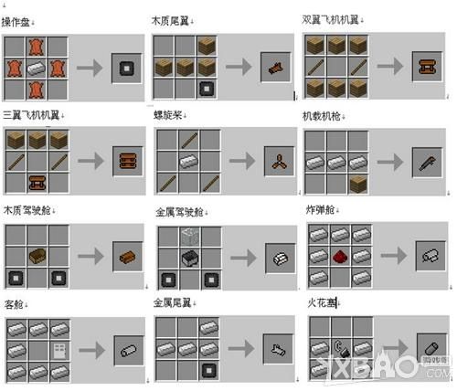 我的世界中飞行器怎么造