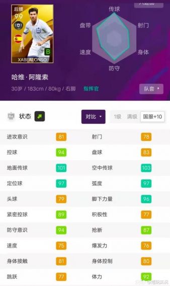 实况球会经理人 7星传奇球员阿隆索介绍及阵容搭配攻略