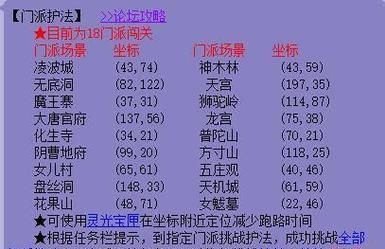 梦幻西游2018道人坐标