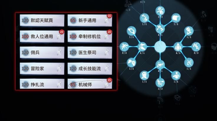 第五人格 天赋技能必点