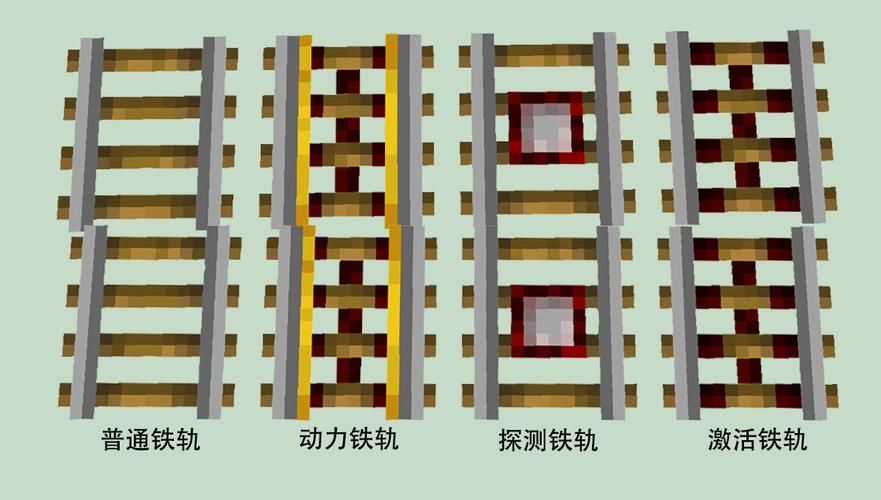 我的世界怎么制作悬空铁轨