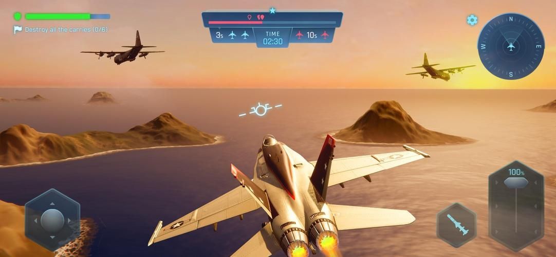 遥控飞机  游戏包括各种飞机都是著名的战斗机