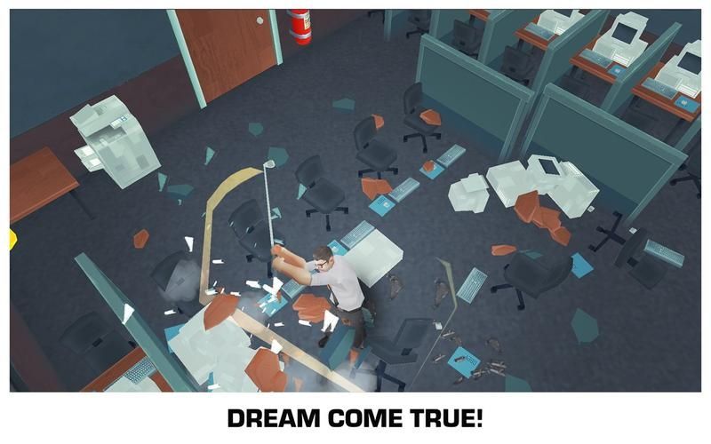 粉碎办公室是一款尽情发泄的游戏