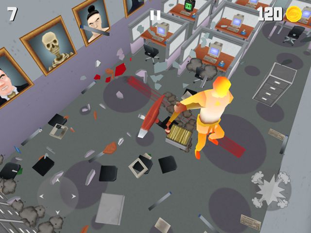 粉碎办公室是一款尽情发泄的游戏