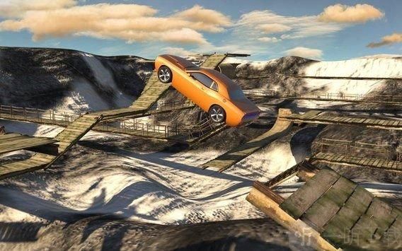 特技车挑战赛3  画面采用3D视角设计多种竞技玩法丰富关卡模式的一款以特技车为主题的益智休闲游戏