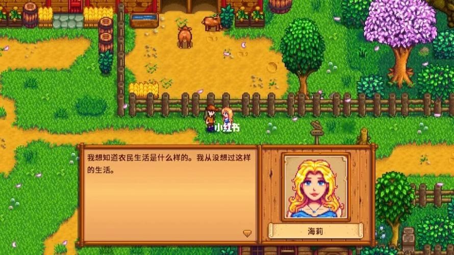 星露谷物语海莉在农场每天干什么