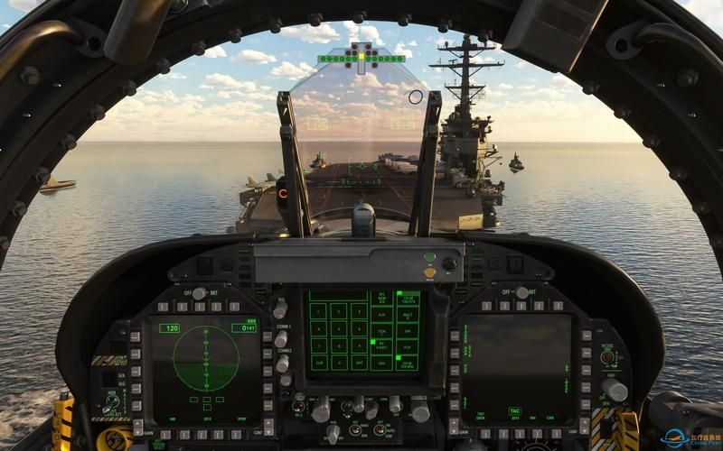 F18模拟起降  真实3D模拟画面重力转向操作三种视角随意转换天气环境不断变化的一款非常逼真的战斗机降落模拟游戏