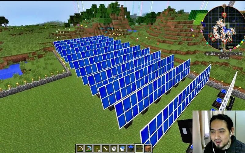 我的世界高级太阳能发电机怎么