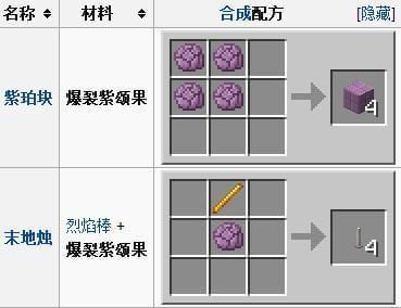 我的世界紫颂果怎么爆裂