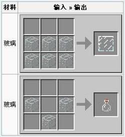 玻璃我的世界怎么做的