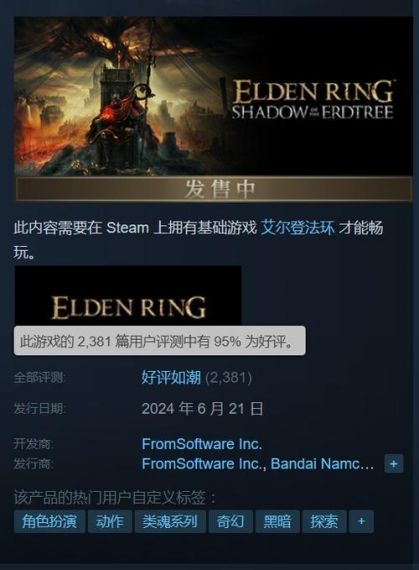 steam艾尔登法环预购奖励是什么