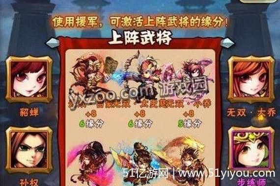 戳爆三国红将怎么搭配