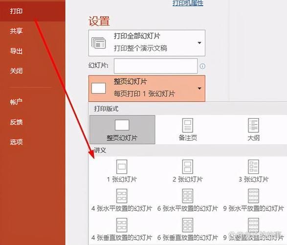 ppt怎么打印成一页6个的方法