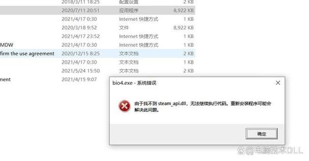 由于找不到steam_api.dll，无法继续执行代码的解决办法