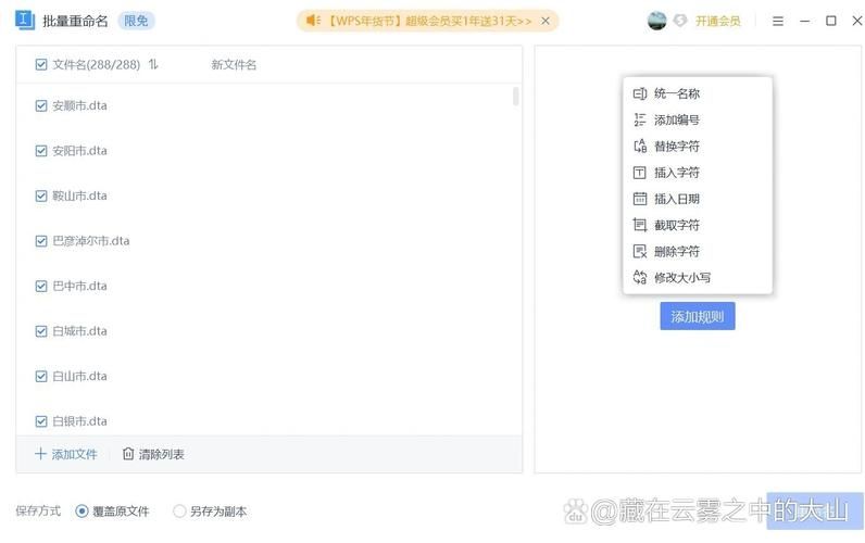 WPS表格怎么批量重命名？WPS批量重命名操作教学