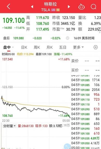 年内累计下跌近 70%，马斯克告诉特斯拉员工不要被股市的疯狂所困扰